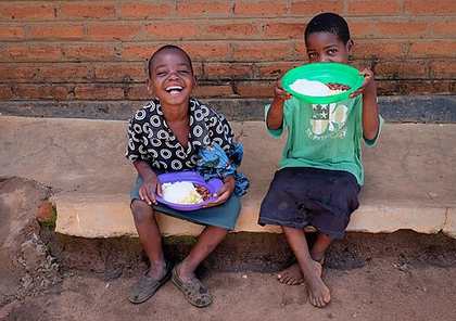 Nsima with Ndiwo