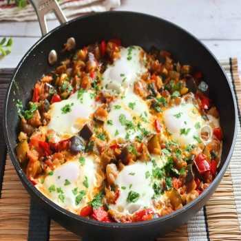 Pisto con huevos
